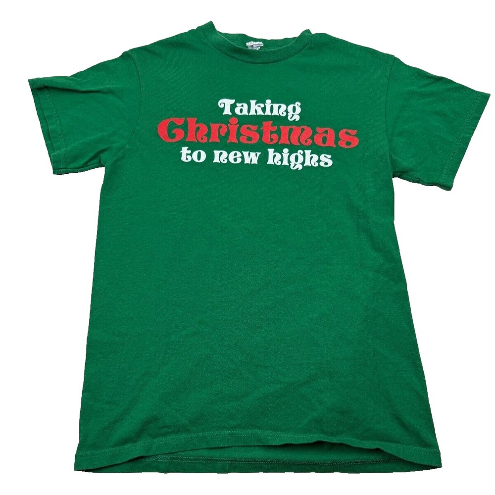 A Very Harold Kumar 3D Christmas 2011 Rare Promo Movie T-Shirt Green Small Delta